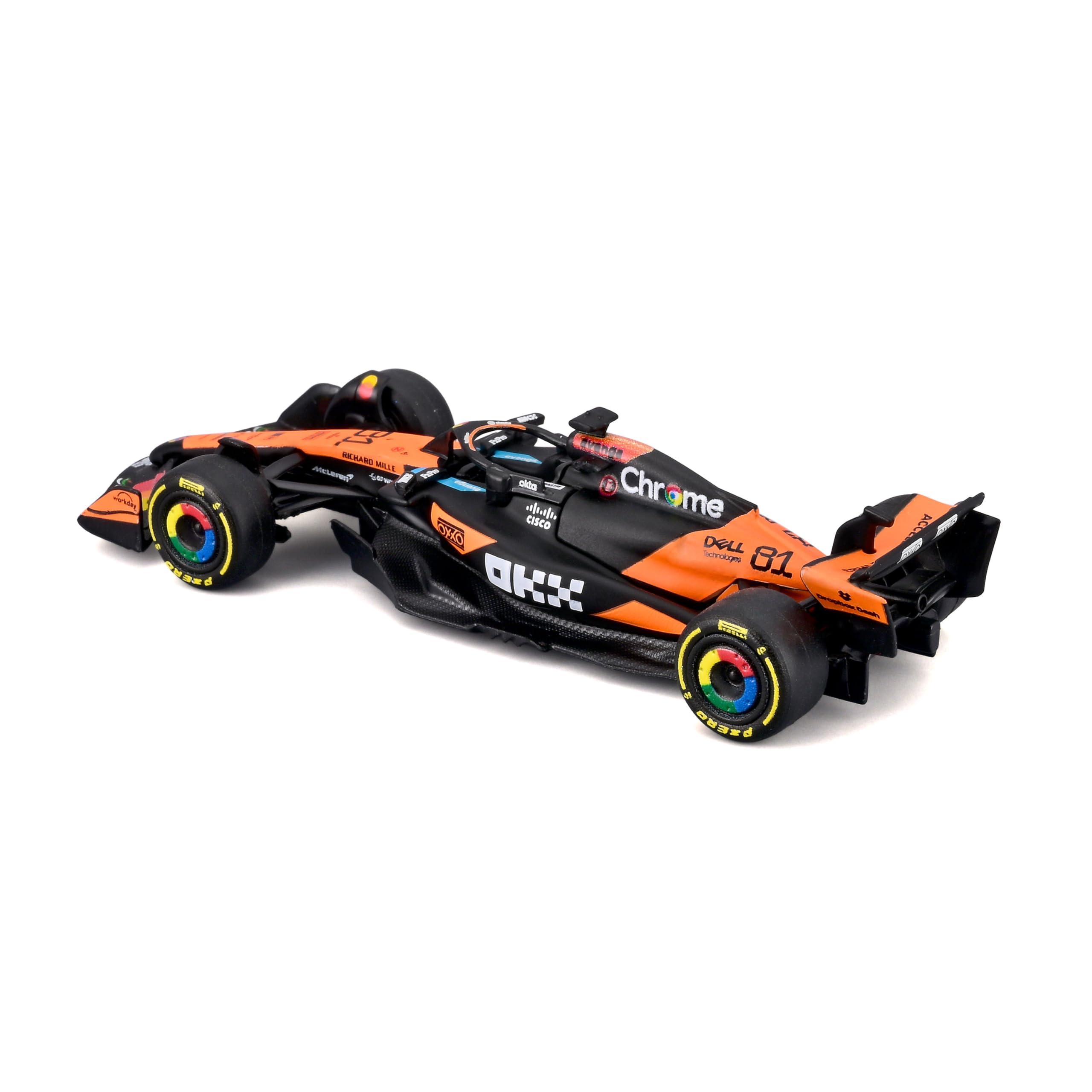 Amazon | 1:64 F1モデル マクラーレンF1 2025 MCL39 4# Lando Norris